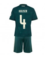 Real Madrid Dean Huijsen #4 Venkovní dres pro děti 2026-27 Krátký Rukáv (+ trenýrky)